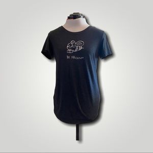 BE Present Bella Tee poly/cotton Blend Dark Gray